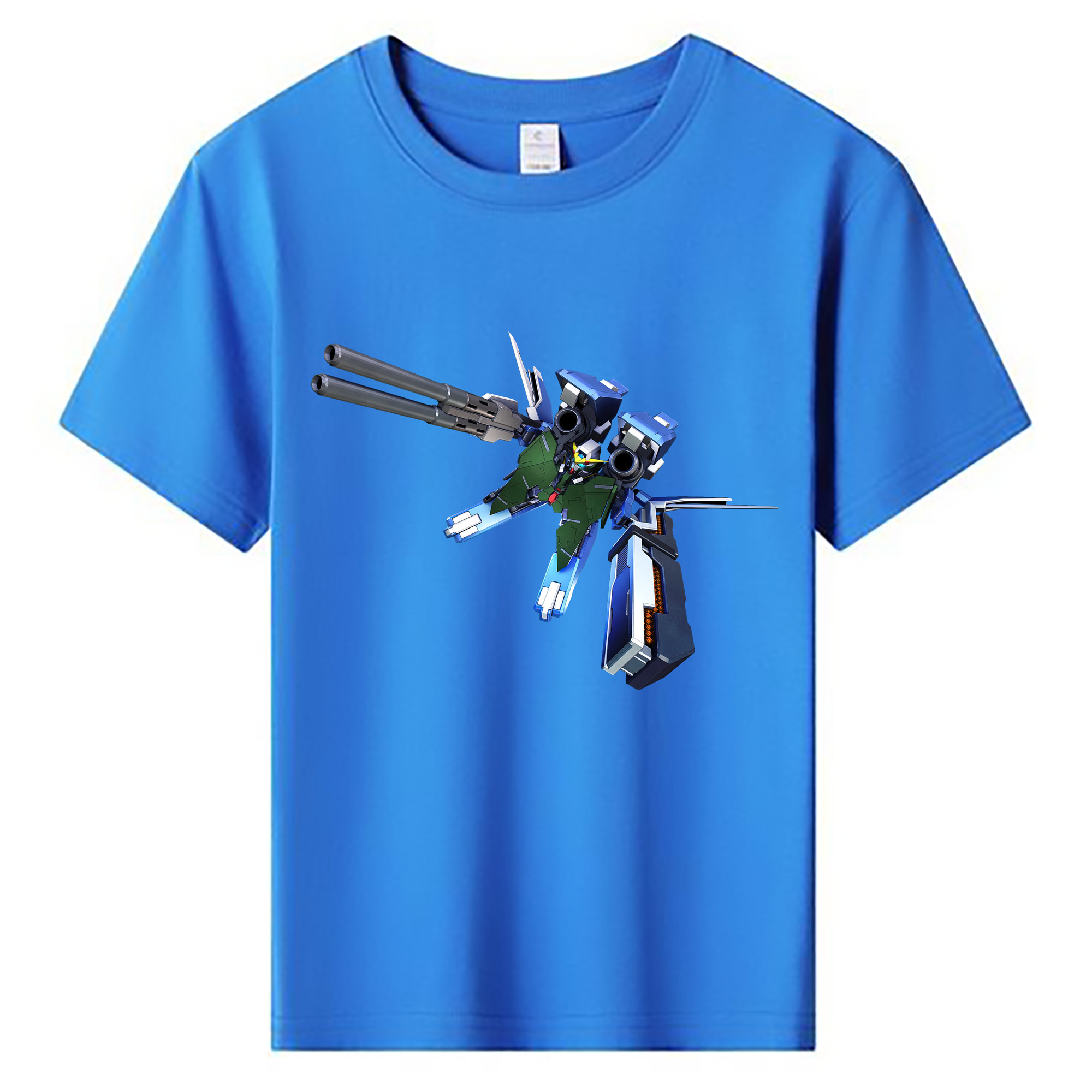 （画像用） 機動戦士ガンダム Mobile Suit Gundam 綿100％キッズTシャツ（フロントプリント）